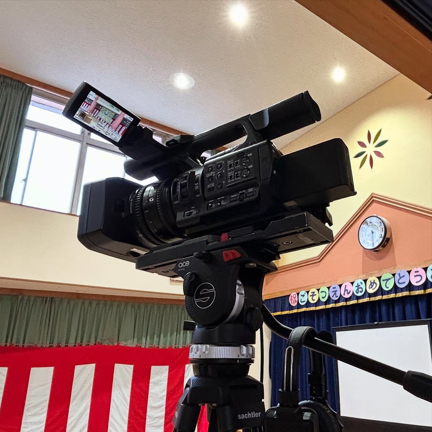 本日は卒園式の撮影をさせていただきました！雪の中でしたがとても素敵な卒園式でした！ご卒園おめでとうございます #映像  #撮影   #長岡 #幼稚園  #卒園式